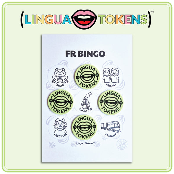 Lingua Tokens™ BINGO CARDS-FR