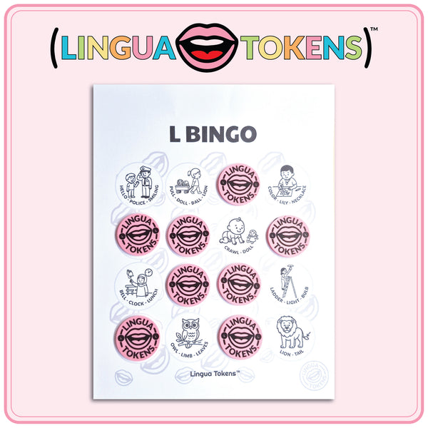 Lingua Tokens™ BINGO CARDS-L