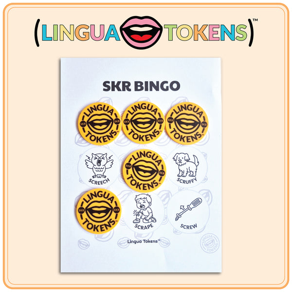 Lingua Tokens™ BINGO CARDS-SKR