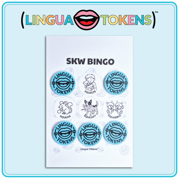 Lingua Tokens™ BINGO CARDS-SKW