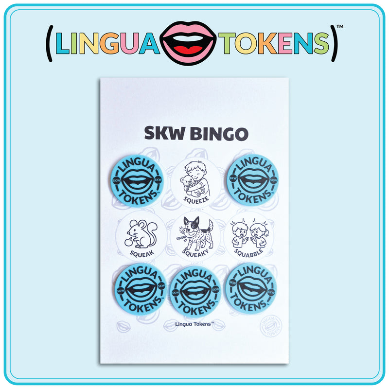 Lingua Tokens™ BINGO CARDS-SKW