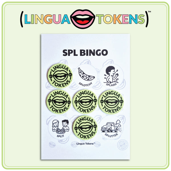 Lingua Tokens™ BINGO CARDS-SPL