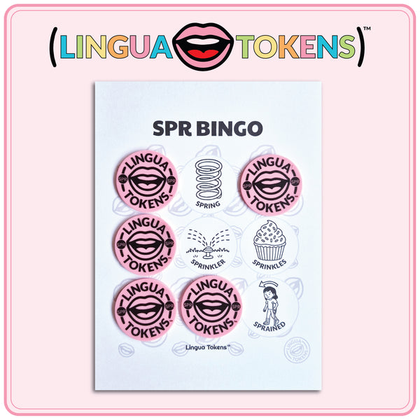Lingua Tokens™ BINGO CARDS-SPR