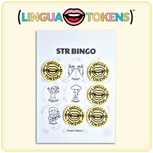 Lingua Tokens™BINGO CARDS-STR