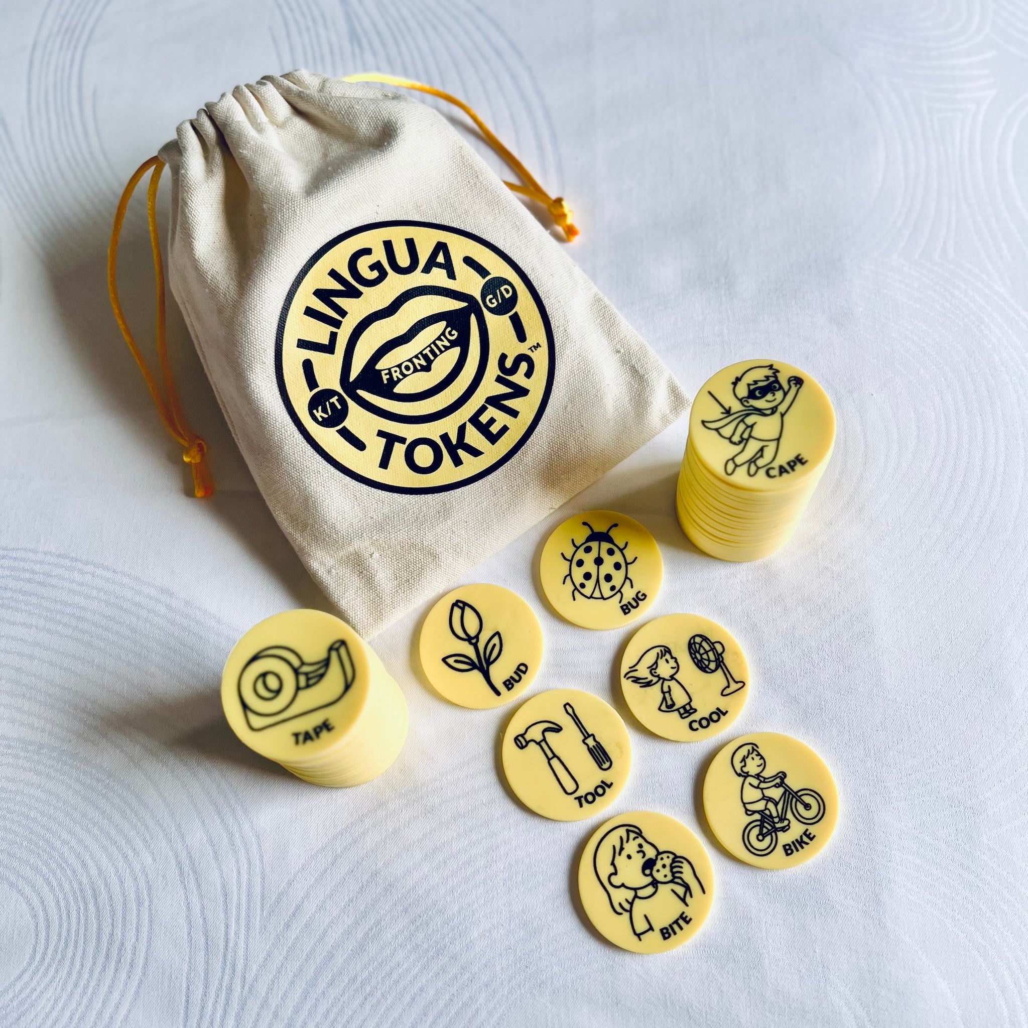 Lingua Tokens™ Fronting K/T/G/D Set