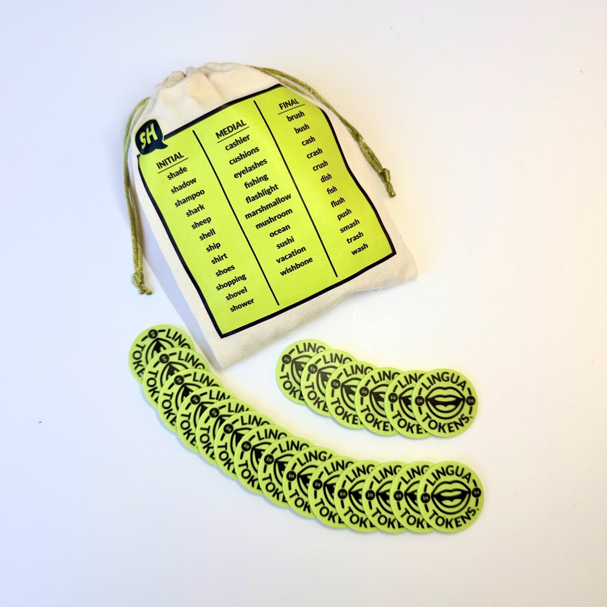 Lingua Tokens™ /sh/ Set