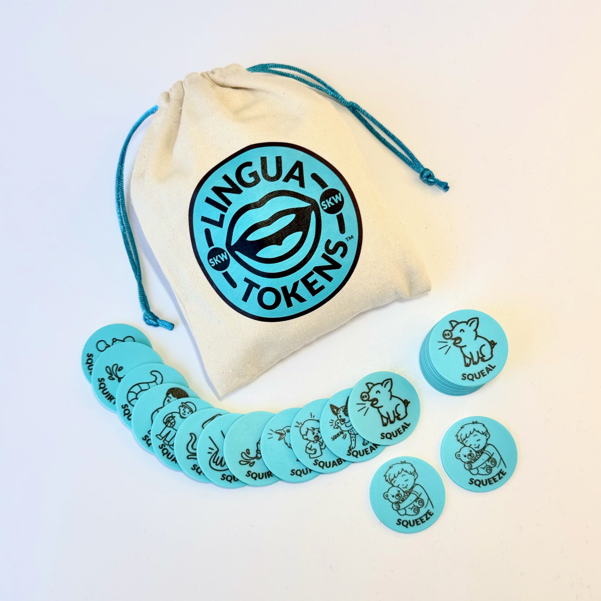 Lingua Tokens™ /skw/ Set