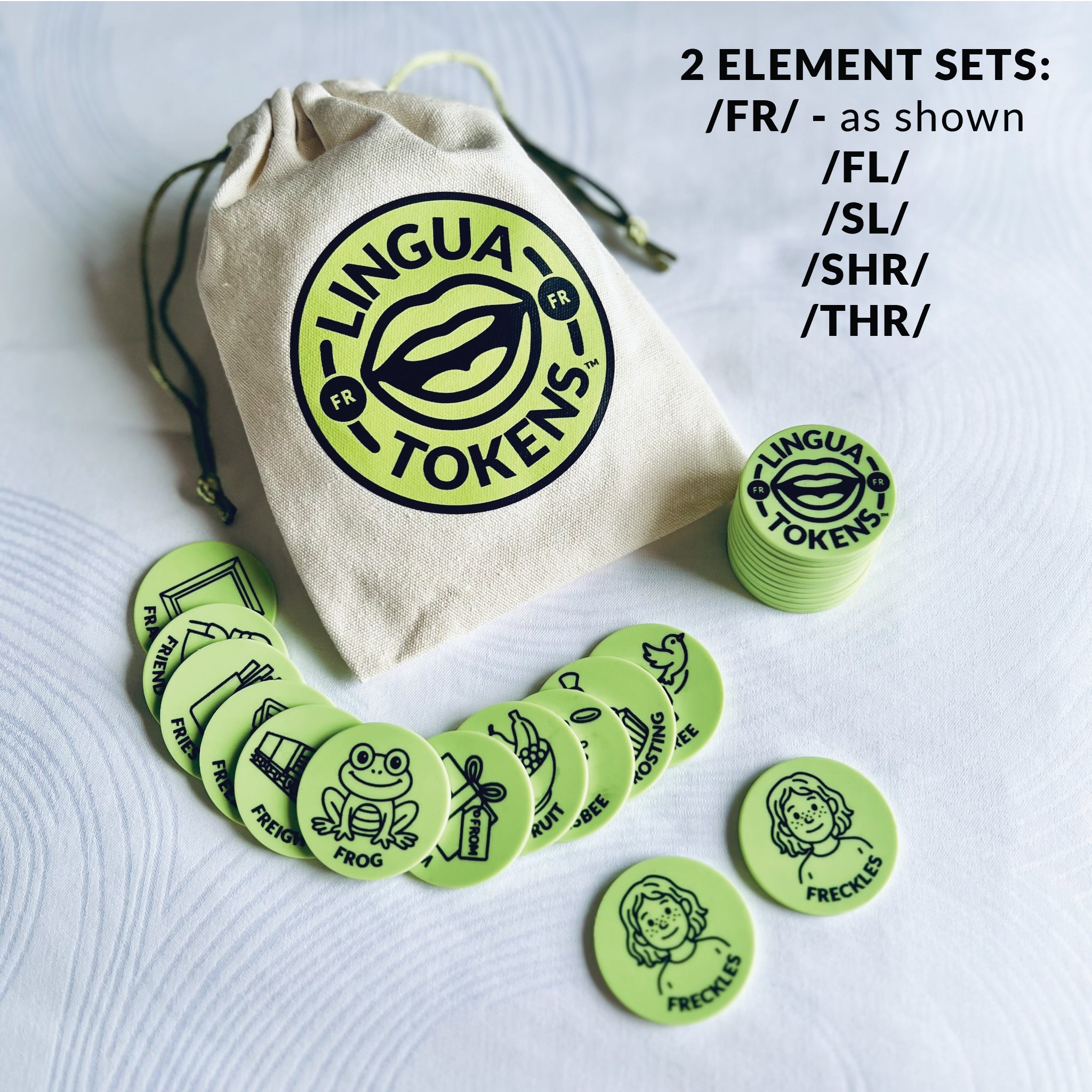 Lingua Tokens™ /fl/ Set