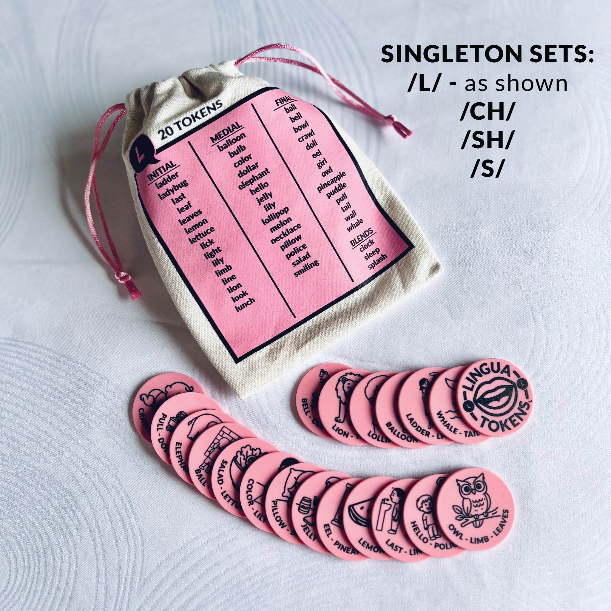Lingua Tokens™ /ch/ Set